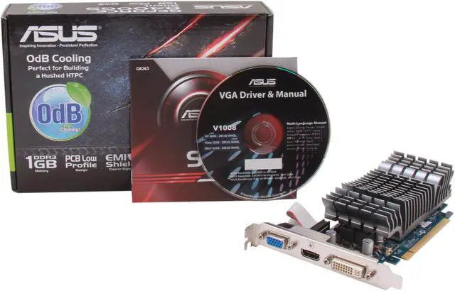 Alt view image 5 of 5 - ASUS GeForce 8400 GS 1GB DDR3 PCI Express 2.0 x16 Low Profile Graphics Card 8400GS-SL-1GD3-L