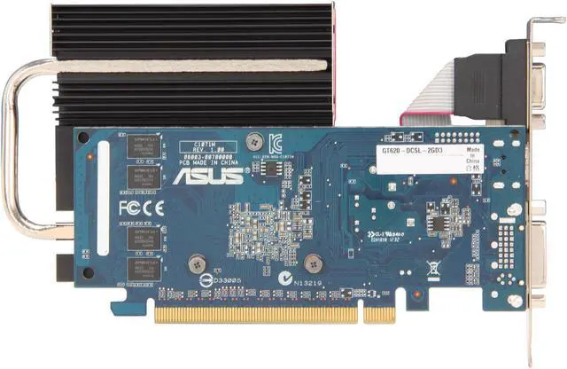 Alt view image 4 of 5 - ASUS GeForce GT 620 2GB DDR3 PCI Express 2.0 Graphics Card GT620-DCSL-2GD3