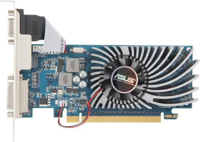 Alt view image 3 of 5 - ASUS GeForce GT 620 1GB DDR3 PCI Express 2.0 Graphics Card GT620-1GD3-L-V2