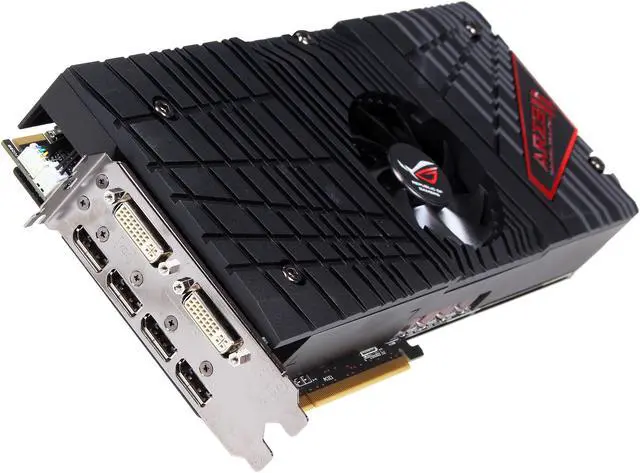 Alt view image 2 of 15 - ASUS Radeon HD 7970 GHz Edition x 2 6GB GDDR5 PCI Express 3.0 x16 CrossFireX Support Graphics Card ROG ARES II (ARES2-6GD5)