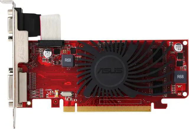 Alt view image 3 of 5 - ASUS Radeon HD 5450 1GB DDR3 PCI Express 2.1 x16 Graphics Card EAH5450 SILENT/DI/1GD3