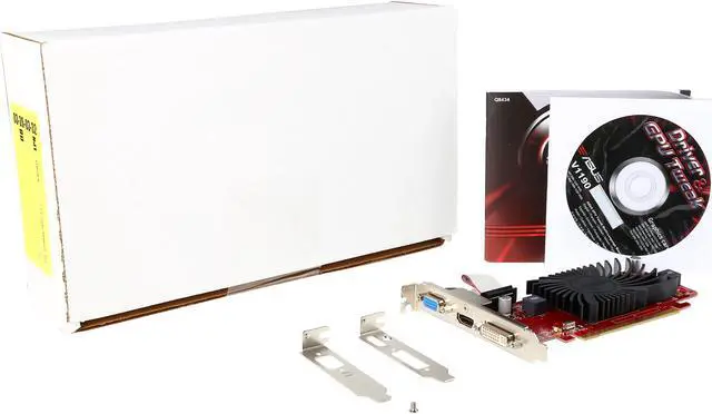 Alt view image 5 of 5 - ASUS Radeon HD 5450 1GB DDR3 PCI Express 2.1 x16 Graphics Card EAH5450 SILENT/DI/1GD3