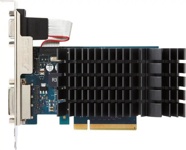 Alt view image 3 of 5 - ASUS GeForce GT 630 2GB GDDR3 PCI Express 2.0 Low Profile Ready Graphics Card GT630-SL-2GD3-L