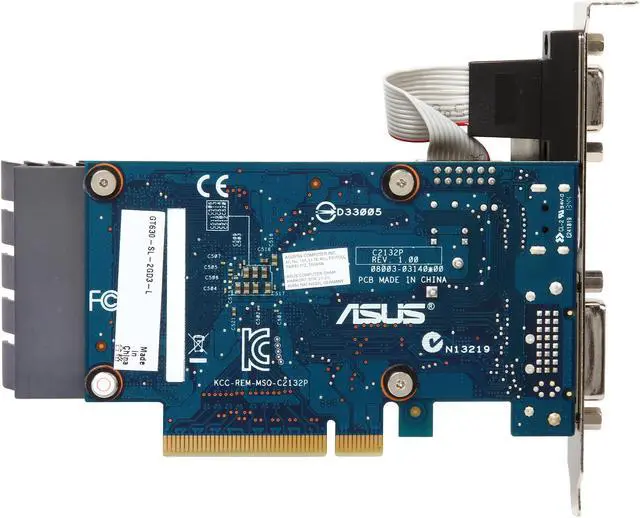 Alt view image 4 of 5 - ASUS GeForce GT 630 2GB GDDR3 PCI Express 2.0 Low Profile Ready Graphics Card GT630-SL-2GD3-L
