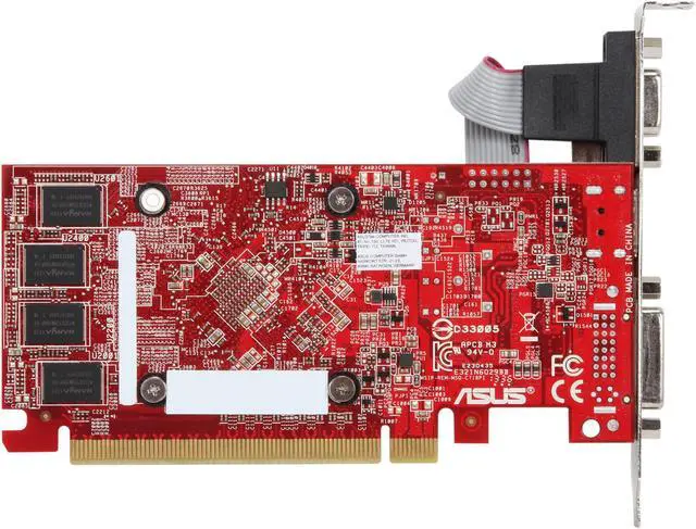 Alt view image 5 of 5 - ASUS Radeon R7 240 2GB DDR3 PCI Express 3.0 Low Profile Graphics Card R7240-2GD3-L