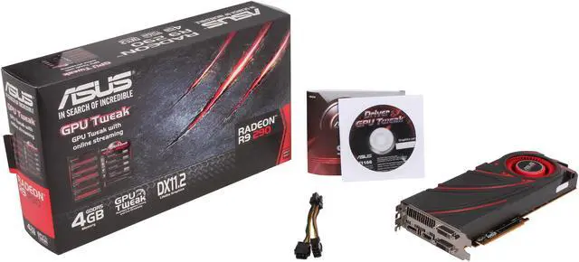 Alt view image 6 of 6 - ASUS Radeon R9 290 4GB GDDR5 PCI Express 3.0 Graphics Card R9290-4GD5