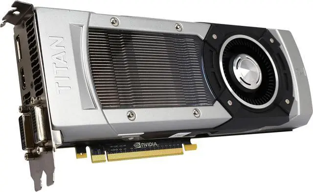 Main image of ASUS GeForce GTX TITAN 6GB GDDR5 PCI Express 3.0 SLI Support Graphics Card GTXTITAN-6GD5