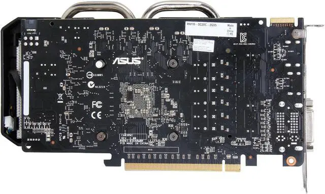 Alt view image 4 of 6 - ASUS Radeon R9 270 2GB GDDR5 PCI Express 3.0 CrossFireX Support Graphics Card R9270-DC2OC-2GD5