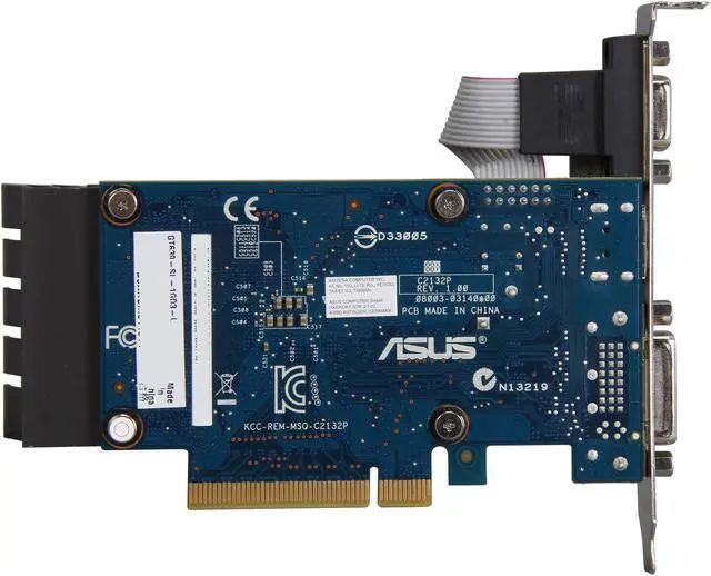 Alt view image 4 of 5 - ASUS GeForce GT 630 1GB GDDR3 PCI Express 2.0 Graphics Card GT630-SL-1GD3-L
