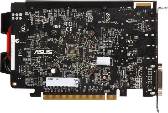 Alt view image 4 of 6 - ASUS Radeon R7 250X 1GB GDDR5 PCI Express 3.0 Graphics Card R7250X-1GD5