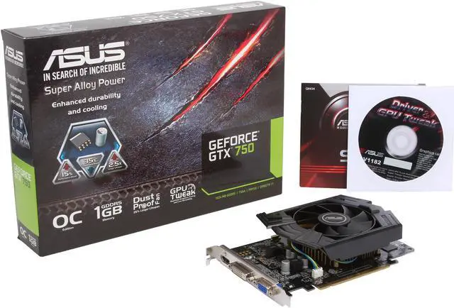 Alt view image 5 of 5 - ASUS GTX750-PHOC-1GD5 G-SYNC Support GeForce GTX 750 1GB GDDR5 PCI Express 3.0 Video Card