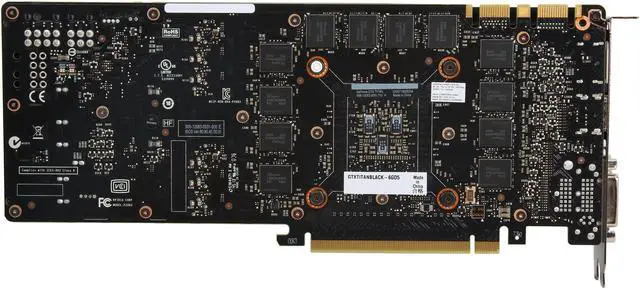 Alt view image 5 of 6 - ASUS GTXTITANBLACK-6GD5 G-SYNC Support GeForce GTX TITAN BLACK 6GB 384-Bit GDDR5 PCI Express 3.0 HDCP Ready SLI Support Video Card