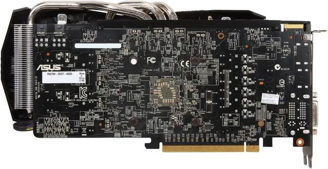 Alt view image 4 of 6 - ASUS DirectCU II Radeon R9 270X 4GB GDDR5 PCI Express 3.0 CrossFireX Support Graphics Card R9270X-DC2T-4GD5