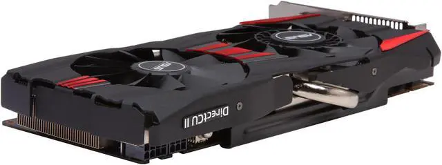 Alt view image 5 of 6 - ASUS DirectCU II Radeon R9 280 3GB GDDR5 PCI Express 3.0 CrossFireX Support Graphics Card R9280-DC2T-3GD5