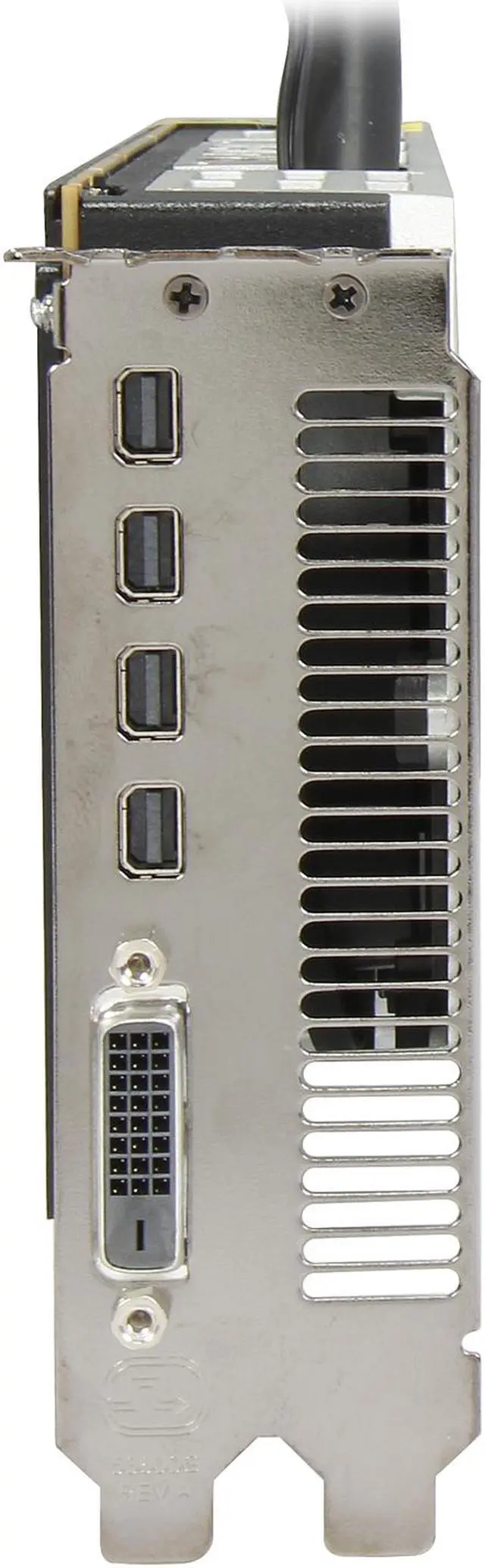 Alt view image 2 of 6 - ASUS Radeon R9 295x2 8GB GDDR5 PCI Express 3.0 CrossFireX Support Graphics Card R9295X2-8GD5