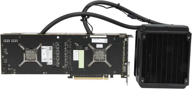 Alt view image 4 of 6 - ASUS Radeon R9 295x2 8GB GDDR5 PCI Express 3.0 CrossFireX Support Graphics Card R9295X2-8GD5