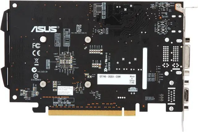 Alt view image 4 of 5 - ASUS GeForce GT 740 2GB DDR3 PCI Express 3.0 Graphics Card GT740-2GD3-CSM