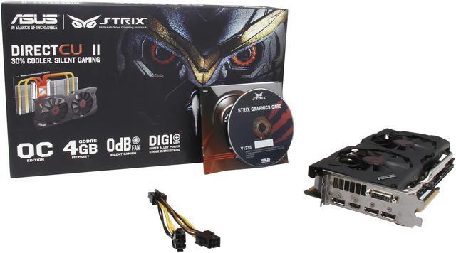 Alt view image 7 of 6 - ASUS GeForce GTX 980 4GB GDDR5 PCI Express 3.0 SLI Support Graphics Card STRIX-GTX980-DC2OC-4GD5