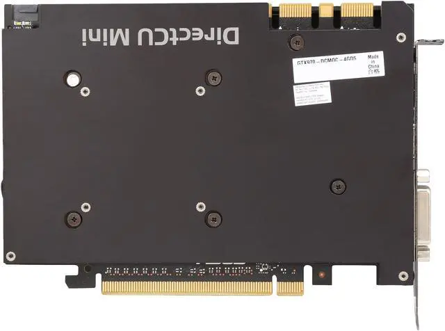 Alt view image 4 of 6 - ASUS GeForce GTX 970 4GB GDDR5 PCI Express 3.0 SLI Support Graphics Card GTX970-DCMOC-4GD5