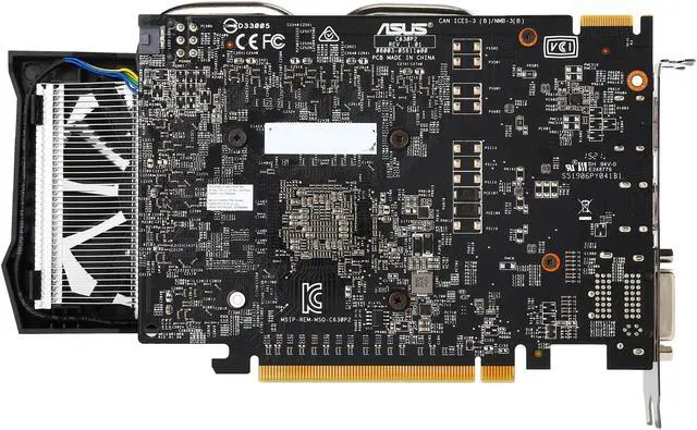 Alt view image 5 of 6 - ASUS Radeon R7 370 4GB GDDR5 PCI Express 3.0 Graphics Card STRIX-R7370-DC2OC-4GD5-GAMING
