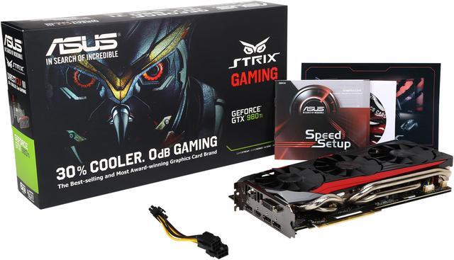 Alt view image 7 of 6 - ASUS GeForce GTX 980 Ti 6GB GDDR5 PCI Express 3.0 SLI Support Graphics Card STRIX-GTX980TI-DC3-6GD5-GAMING
