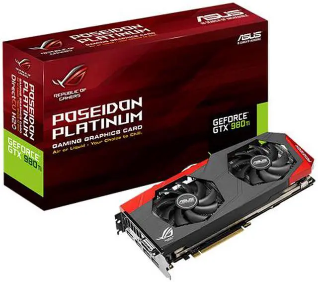 Alt view image 5 of 5 - ASUS ROG GeForce GTX 980 Ti 6GB GDDR5 PCI Express 3.0 SLI Support Graphics Card POSEIDON-GTX980TI-P-6GD5