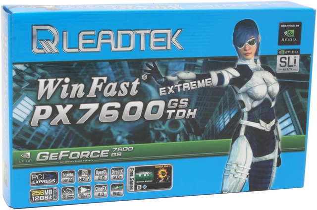 Open Box: Leadtek GeForce 7600GS Graphics Card PX7600GS TDH Extreme ...