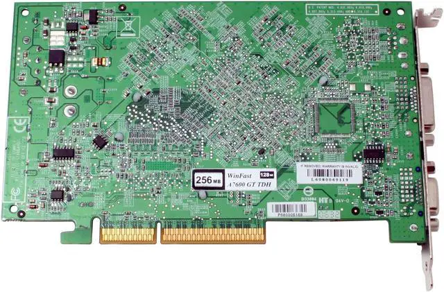 Alt view image 3 of 7 - Leadtek GeForce 7600GT 256MB GDDR3 AGP 8X Graphics Card WinFast A7600GT TDH 256MB