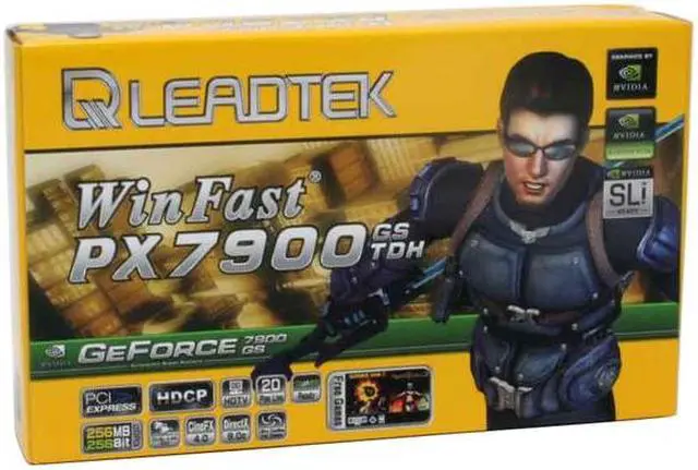 Alt view image 6 of 6 - Leadtek GeForce 7900GS 256MB GDDR3 PCI Express x16 SLI Support Graphics Card WinFast PX7900GS TDH 256MB