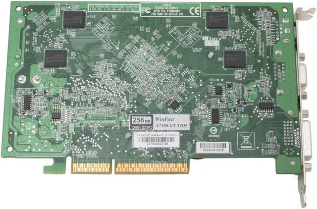 Alt view image 4 of 7 - Leadtek GeForce 7300GT 256MB GDDR2 AGP 4X/8X Graphics Card A7300GT 256 TD