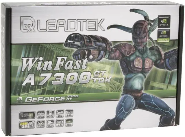 Alt view image 7 of 7 - Leadtek GeForce 7300GT 256MB GDDR2 AGP 4X/8X Graphics Card A7300GT 256 TD