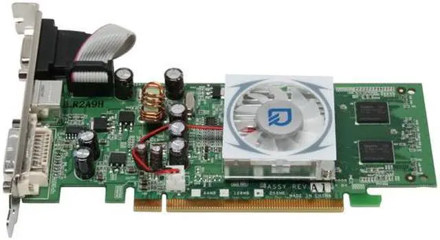 Alt view image 2 of 3 - Leadtek GeForce 8400 GS 512MB (256MB onboard) GDDR2 PCI Express x16 Graphics Card PX8400GS TDH 256MB