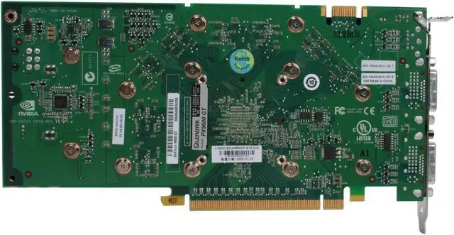 Alt view image 4 of 8 - Leadtek GeForce 9600 GT 512MB GDDR3 PCI Express 2.0 x16 SLI Support Graphics Card PX9600GT