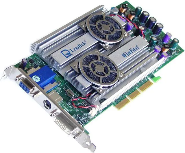 Alt view image 2 of 6 - Leadtek GeForce4 Ti4400 128MB DDR AGP 2X/4X Graphics Card A250-TD
