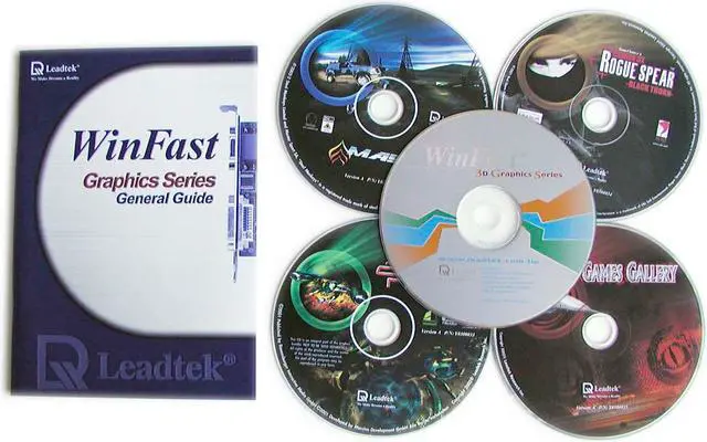 Alt view image 4 of 6 - Leadtek GeForce4 Ti4400 128MB DDR AGP 2X/4X Graphics Card A250-TD