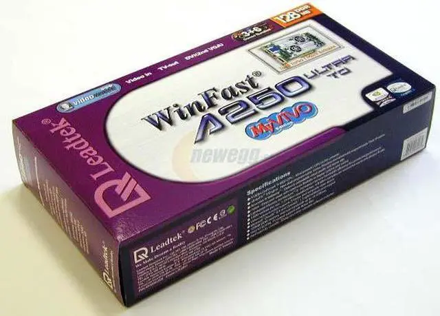 Main image of Leadtek GeForce4 Ti4600 128MB DDR Graphics Card WinFast A250 Ultra TD MyVIVO