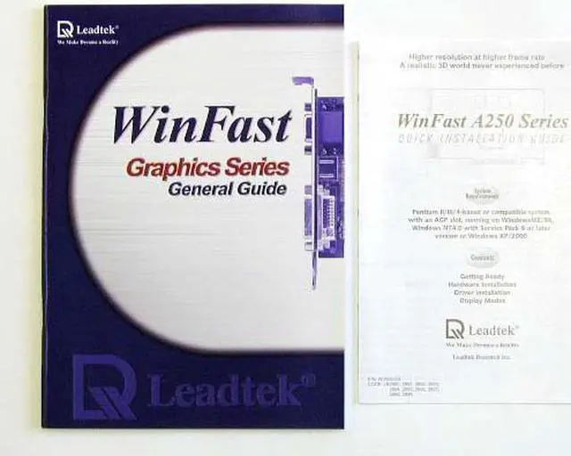 Alt view image 7 of 7 - Leadtek GeForce4 Ti4600 128MB DDR Graphics Card WinFast A250 Ultra TD MyVIVO