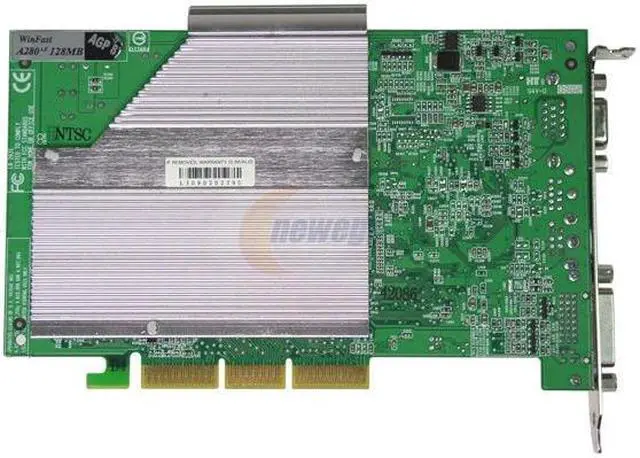 Alt view image 3 of 6 - Leadtek GeForce4 Ti4200 128MB DDR AGP 4X/8X Graphics Card A280 LE TD MYVIVO