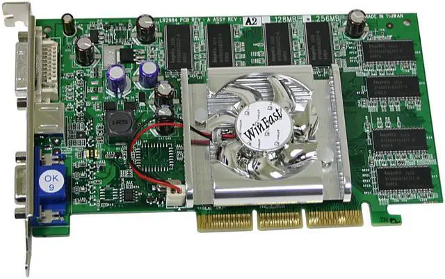 Alt view image 2 of 5 - Leadtek GeForce FX 5700LE 256MB DDR AGP 4X/8X Graphics Card A360LETD256MBDDR