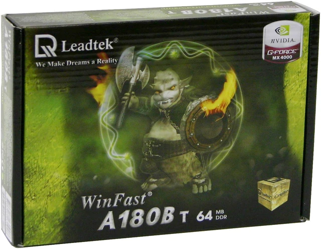 Open Box: Leadtek GeForce MX4000 Graphics Card WinFast A180 BT - Newegg.com