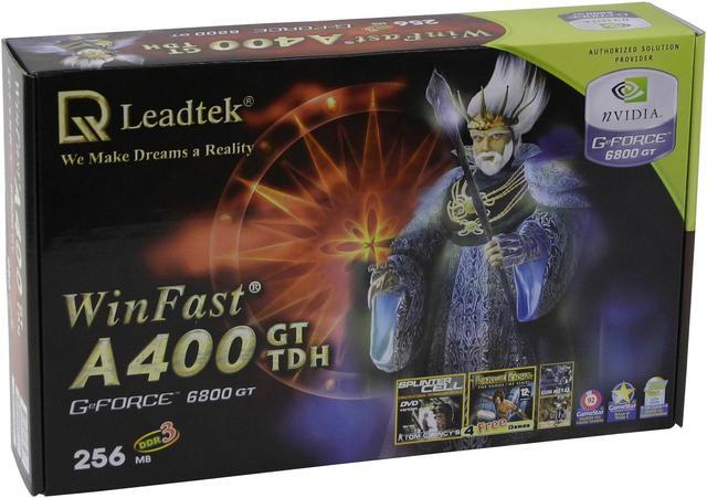 Alt view image 5 of 5 - Leadtek GeForce 6800GT 256MB GDDR3 AGP 4X/8X Graphics Card A400 GT TDH