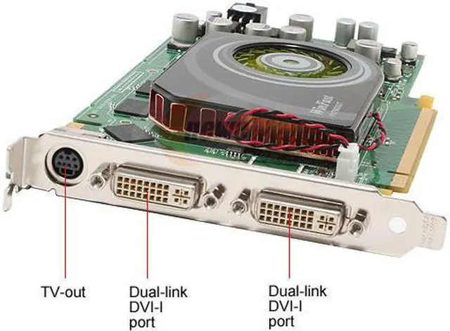 Alt view image 2 of 8 - Leadtek PX7900GT TDH GeForce 7900GT 256MB 256-bit GDDR3 PCI Express x16 SLI Supported Video Card