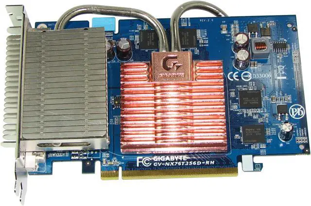 Alt view image 2 of 3 - GIGABYTE GeForce 7600GT 256MB GDDR3 PCI Express x16 SLI Support Graphics Card GV-NX76T256D-RH