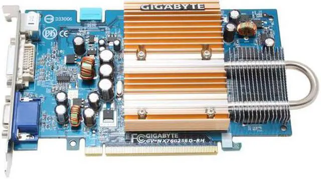Alt view image 3 of 6 - GIGABYTE GeForce 7600GS 256MB GDDR2 PCI Express x16 SLI Support Graphics Card GV-NX76G256D-RH