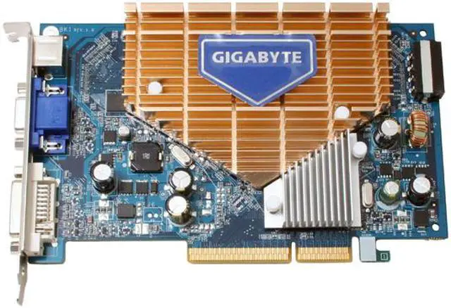Alt view image 2 of 6 - GIGABYTE GeForce 7600GS 256MB GDDR2 AGP 8X Graphics Card GV-N76G256D-RH
