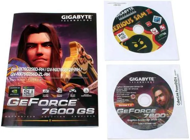 Alt view image 6 of 7 - GIGABYTE GeForce 7600GS 512MB GDDR2 PCI Express x16 SLI Support Graphics Card GV-NX76G512P-RH