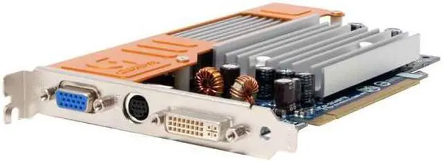 Alt view image 2 of 7 - GIGABYTE GeForce 7300LE Supporting up to 512MB(128MB on board memory) by TurboCache technology GDDR2 PCI Express x16 SLI Support Graphics Card GV-NX73L128D-RH