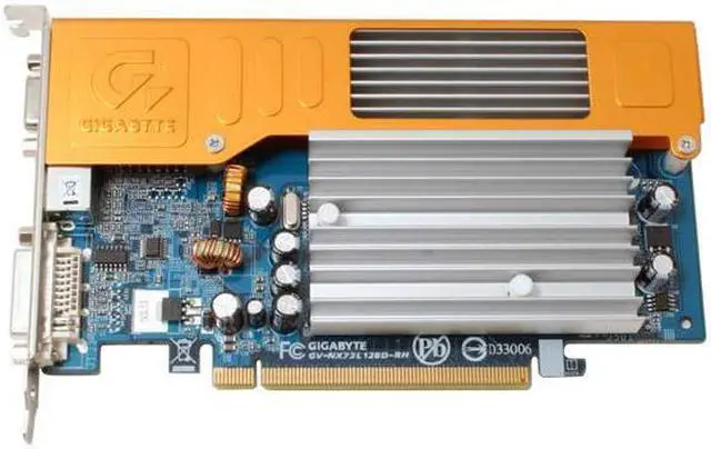 Alt view image 3 of 7 - GIGABYTE GeForce 7300LE Supporting up to 512MB(128MB on board memory) by TurboCache technology GDDR2 PCI Express x16 SLI Support Graphics Card GV-NX73L128D-RH