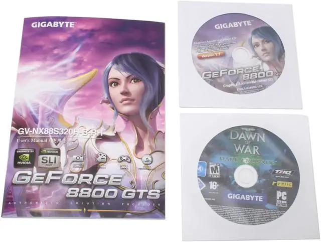 Alt view image 7 of 8 - GIGABYTE GeForce 8800 GTS 320MB GDDR3 PCI Express x16 SLI Support Graphics Card GV-NX88S320H-B-RH
