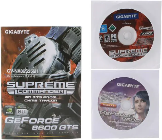 Alt view image 5 of 6 - GIGABYTE GeForce 8600 GTS 256MB GDDR3 PCI Express x16 SLI Support Graphics Card GV-NX86S256H